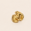 Brinco  dourado meia argola