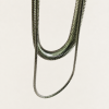 Colar Choker dourada tramas grossas